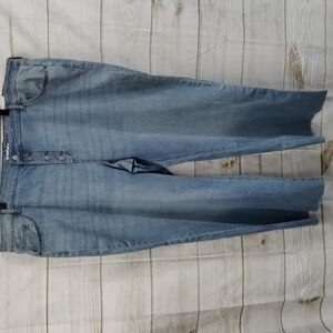 𝅺SONOMA Wide Leg High Rise Button Fly Jeans, Size 24